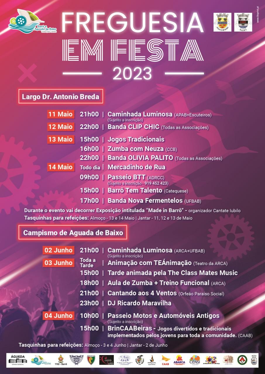 Freguesia em Festa 2023 em Aguada de Baixo